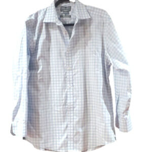 Black Brown 1826 100% Egyptian cotton classic dress shirt 16 1/2